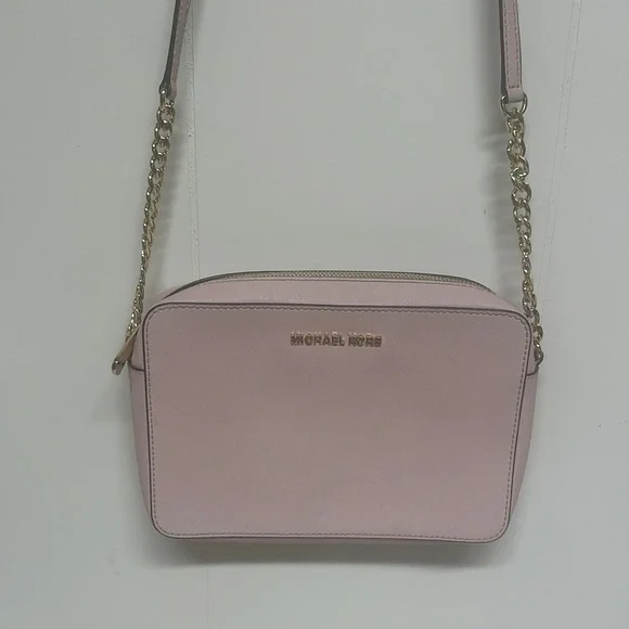 Michael Kors Pink Crossbody Bag with Structured Design - Picture 1 of 16